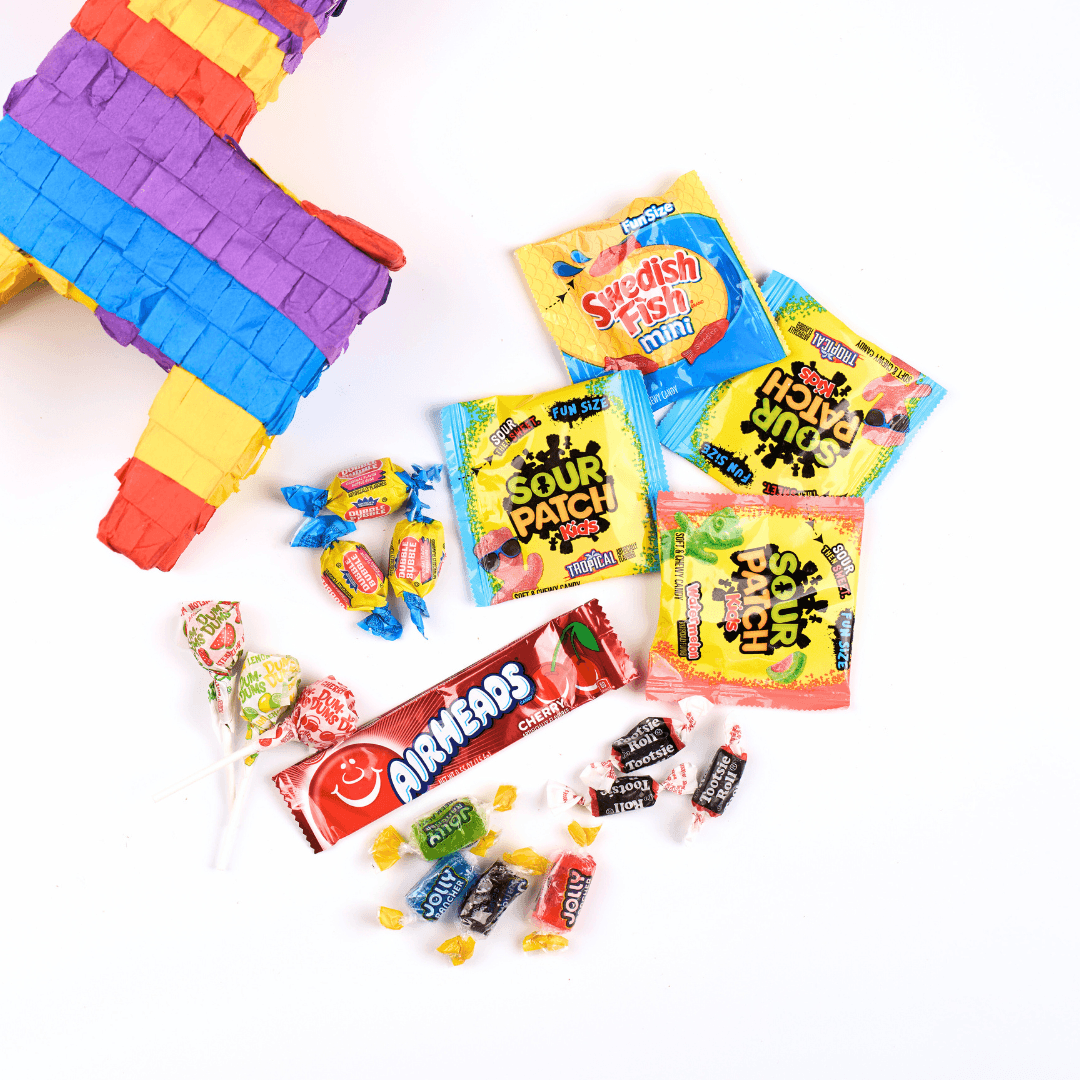 The candy and treats that go inside